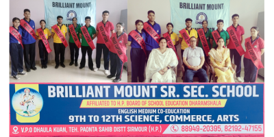 Brilliant Mount Sr. Sec. School – New Leadership through Elections
