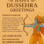 ✨ Happy Dussehra Greetings from Brilliant Mount Sr. Sec. School, Dhaulakuan ✨