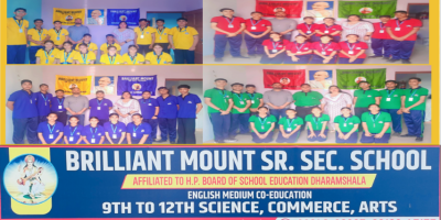 Students of Brilliant Mount Sr. Sec. School Dhaula Kuan celebrating Gandhi Jayanti on 2nd October 2025 with cultural and educational activities.