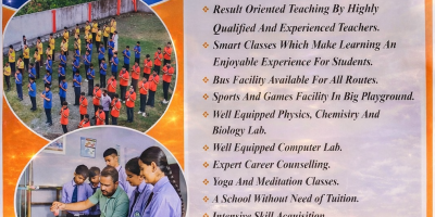 Brilliant Mount Sr. Sec. School admission open poster with smart classes, labs, sports and competitive exam coaching in Paonta Sahib